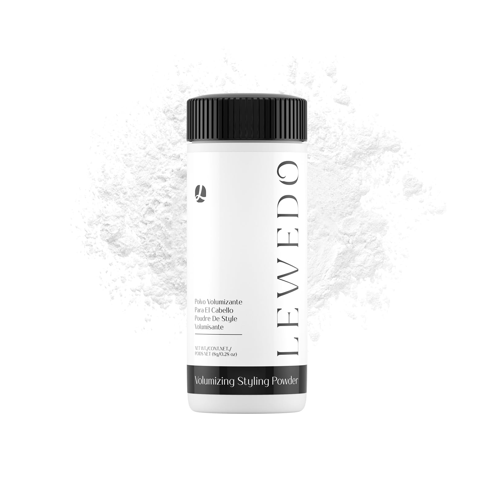 lewedo Volumizing Styling Powder 8g - Natural Volume & Matte Finish for Men, Oil-Absorbing Texture Powder with Adjustable Nozzle