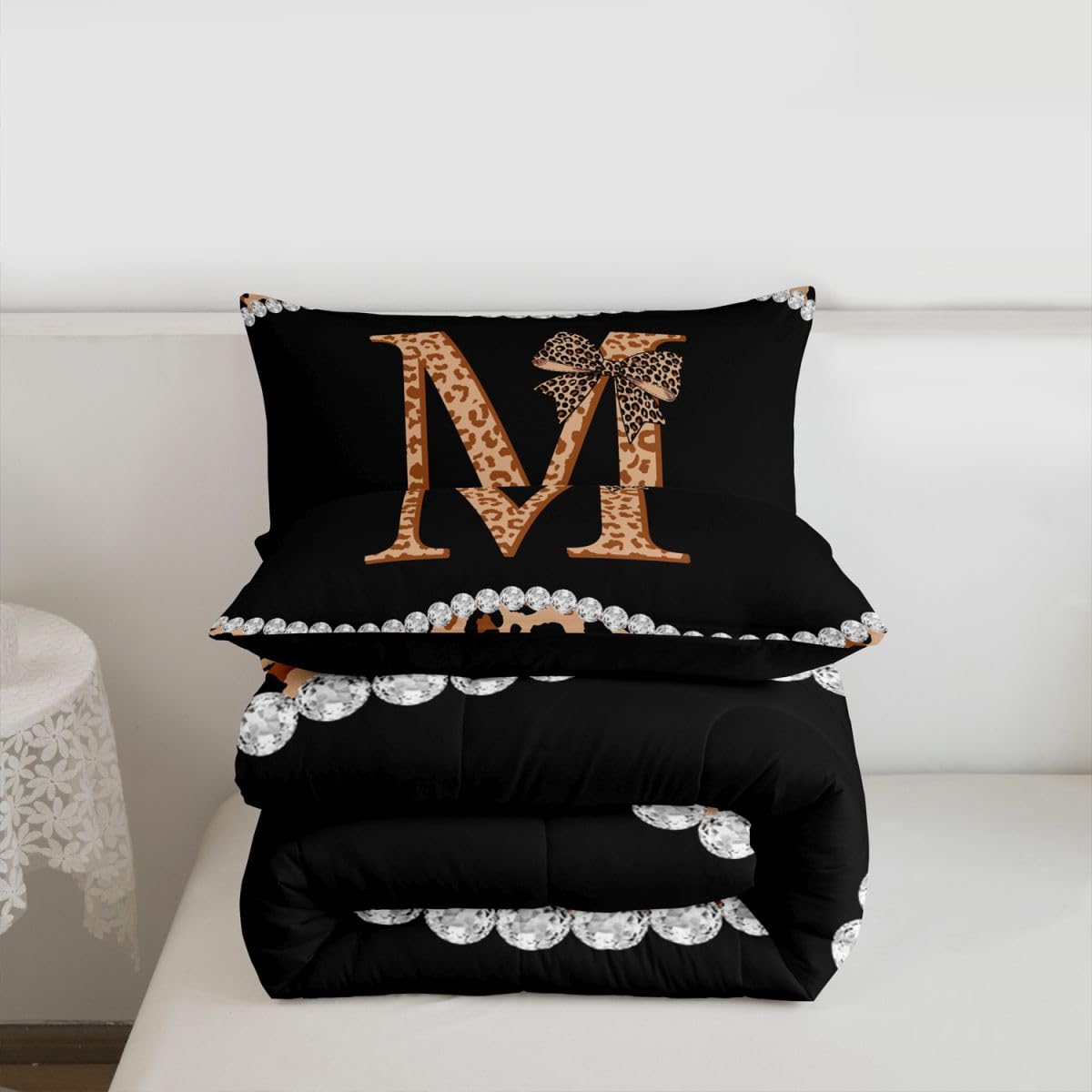 Personalized Kids Comforter Set - Letter A Design -12 Personalized Kids Comforter Set - Letter A Design -12