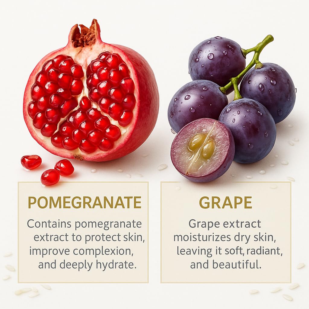 Rice Skin Care Set for Teen Girls & Women – 6-Piece Facial Care Kit with Rice Extract, Anti-Aging, Moisturizing & Nourishing Teenage Skincare Gift Set for Glass Glowing, Hydrated Skin - Image 4