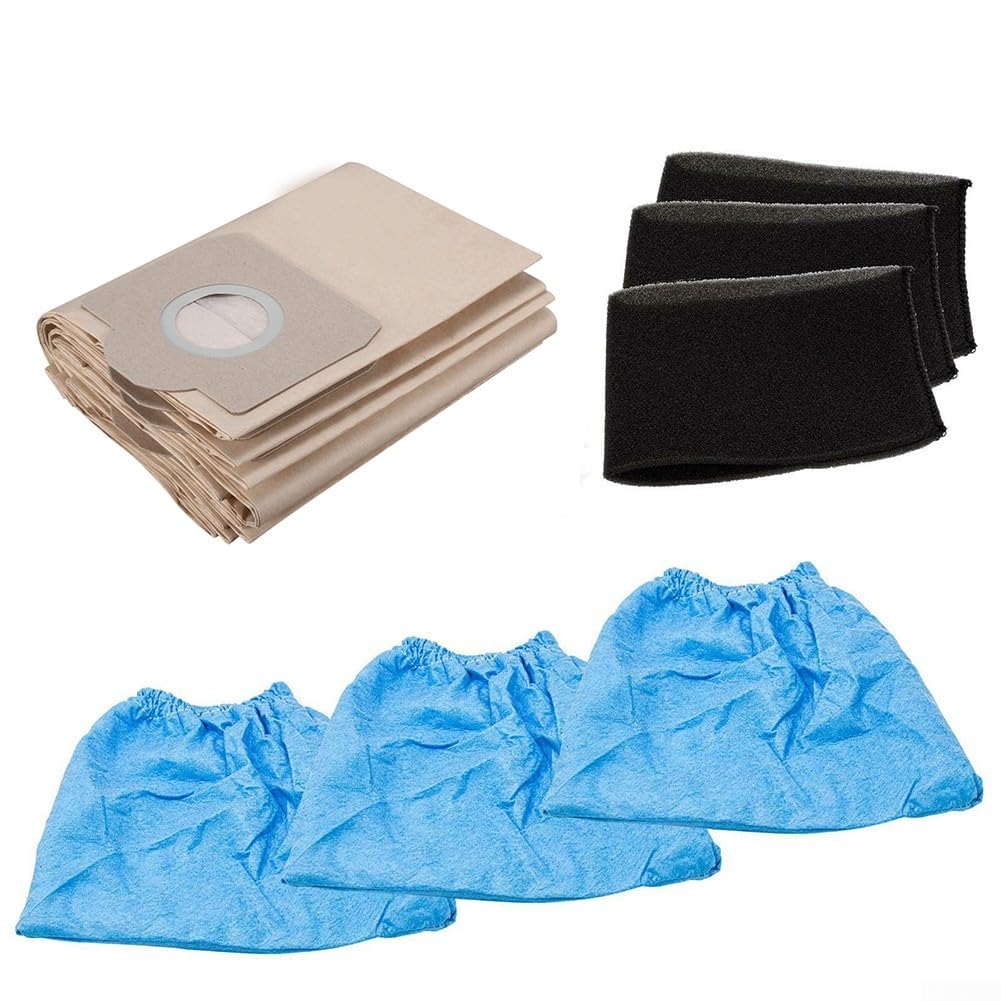 Replacement Parts For Wet & Vacuum Cleaners Spare Parts for TC-VC 1820 TC-VC 1820 SA TC-VC 1815 Models Includes 5 Dust Bags 3 Foam Filters 3 Cloth Covers
