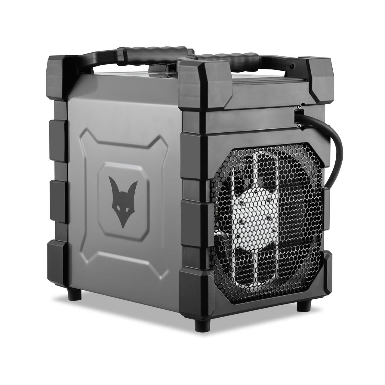 FUXTEC Riscaldatore elettrico FX-EH3 – Termoventilatore da 3000 W con elemento ceramico PTC – Portata aria 420 m³/h – Classe IP24 – Ideale per officine e garage