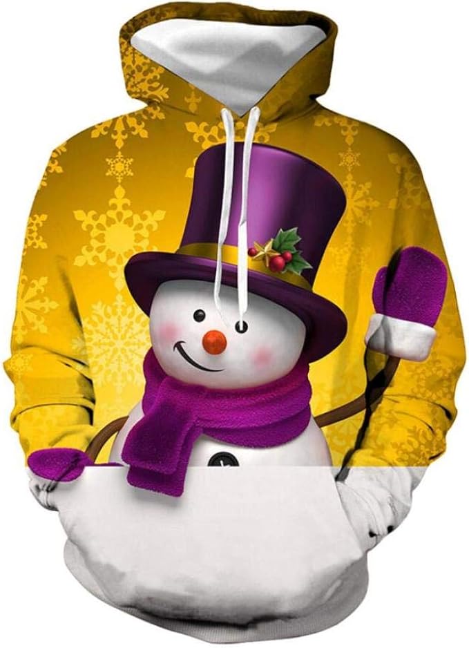 Pull Sci-Fi Noël Pull De Noël Adulte Motif Bonhomme De Neige Sci