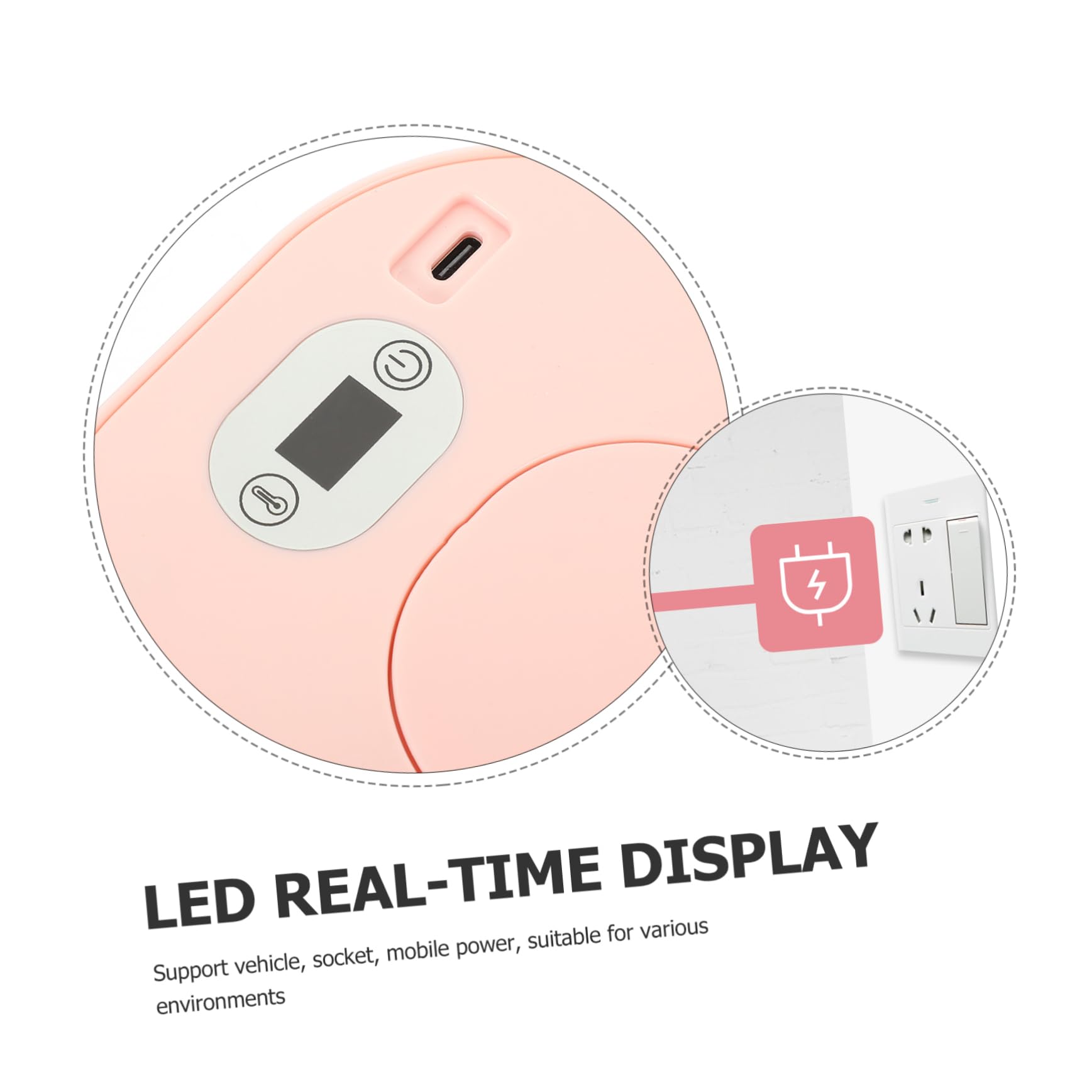 Distributeur Thermostatique Usb Pour Lingettes Humides Chauffe-lingettes Portable Réglage Température Conçu Pour Soins Bébé En Voyage