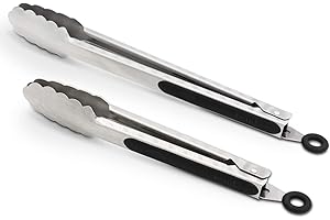 Premium Stainless Steel Grilling Tongs Set