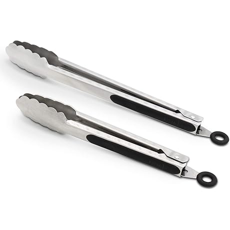 Premium Stainless Steel Grilling Tongs Set