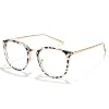 Cyxus Blue Light Glasses for Woman, Lightweight Computer Glasses 8169 | Anti-Migraine, Anti-Headaches, UV Protection for Screen Time, Anti-Eye Strain for Work, Daily Use