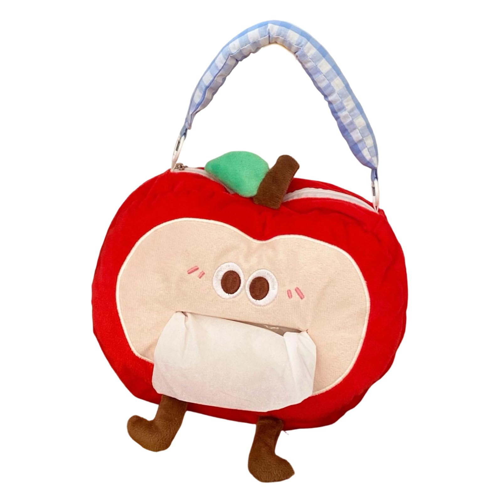 Placement Fruit Fabric Tissue Dispenser with Wall Mount Hook for Bedroom Kitchen Setting Fruit Shaped Dispenser