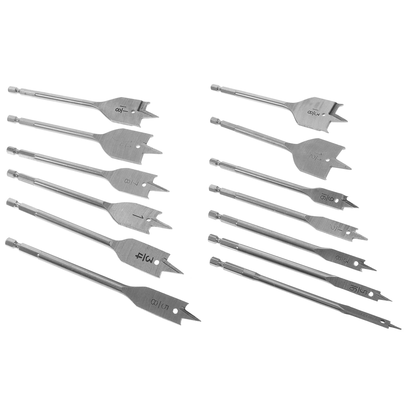 NULYLU Self-Centering Wood Drill Bits Set 1/4-1/2 Inch 5/8 Drill Bit for Wood