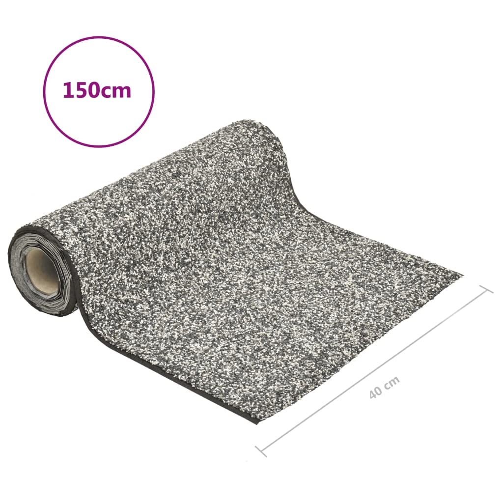 Pellicola di pietra grigia, 150 x 40 cm, in tessuto non tessuto di polipropilene, spessore 4,5 mm, per stagni, giardini, terrazze, accessori per ruscelli, fontane, illuminazione e giochi
