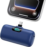 Vista 9 de Mini Portable Charger Power Bank for iPhone 17/16/15 Series, 5000mAh PD USB C Cell Phone Portable Power,Travel Essentials Battery Pack for iPhone