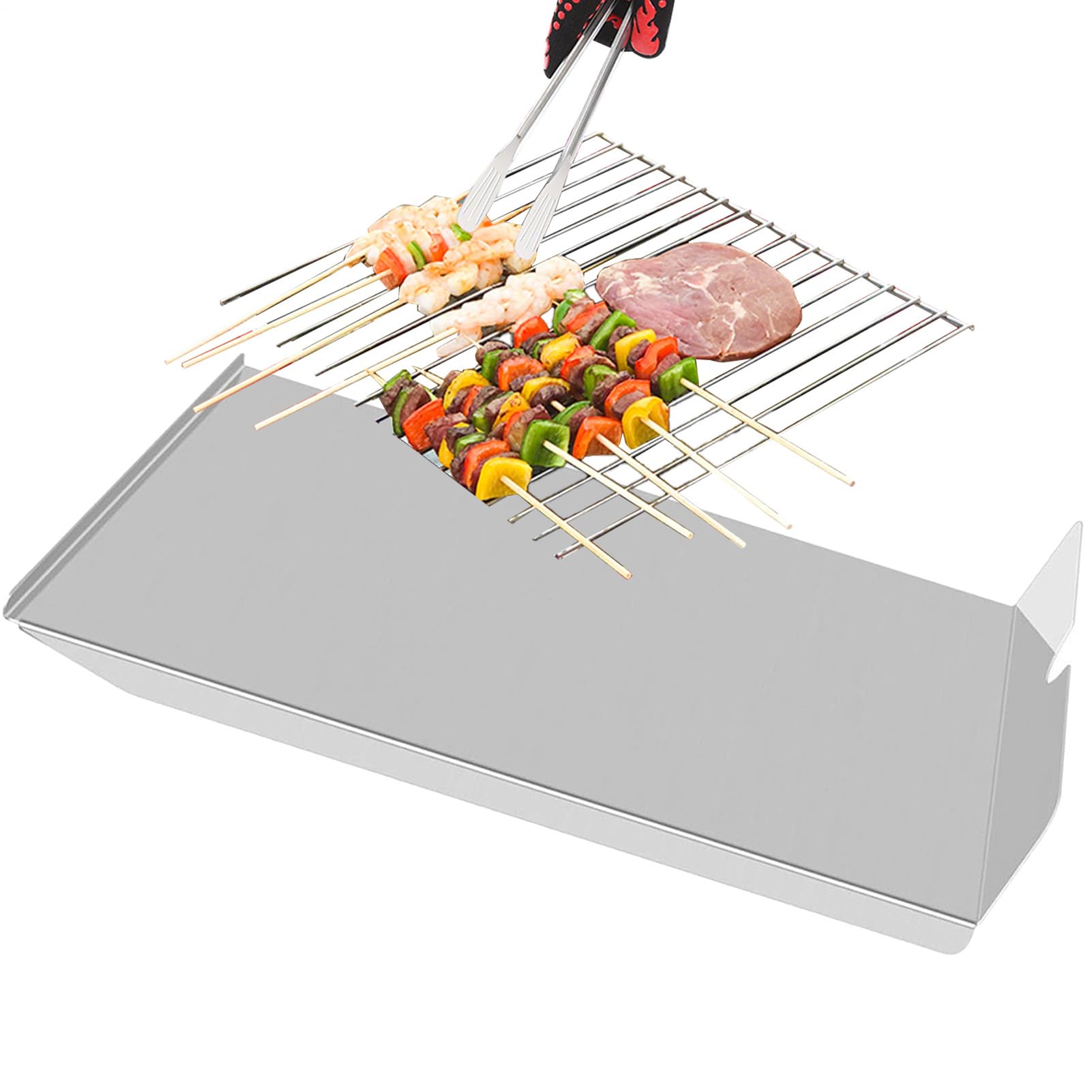 Wärmeleit-Diffusor – Raucher-Grill-Ersatzteile – gleichmäßiger Heizleiter-Diffusor für den Außenbereich, Hinterhof, Terrasse, Ausflüge, Restaurant, Heckklappe, Picknick, Zuhause, Gewerbe