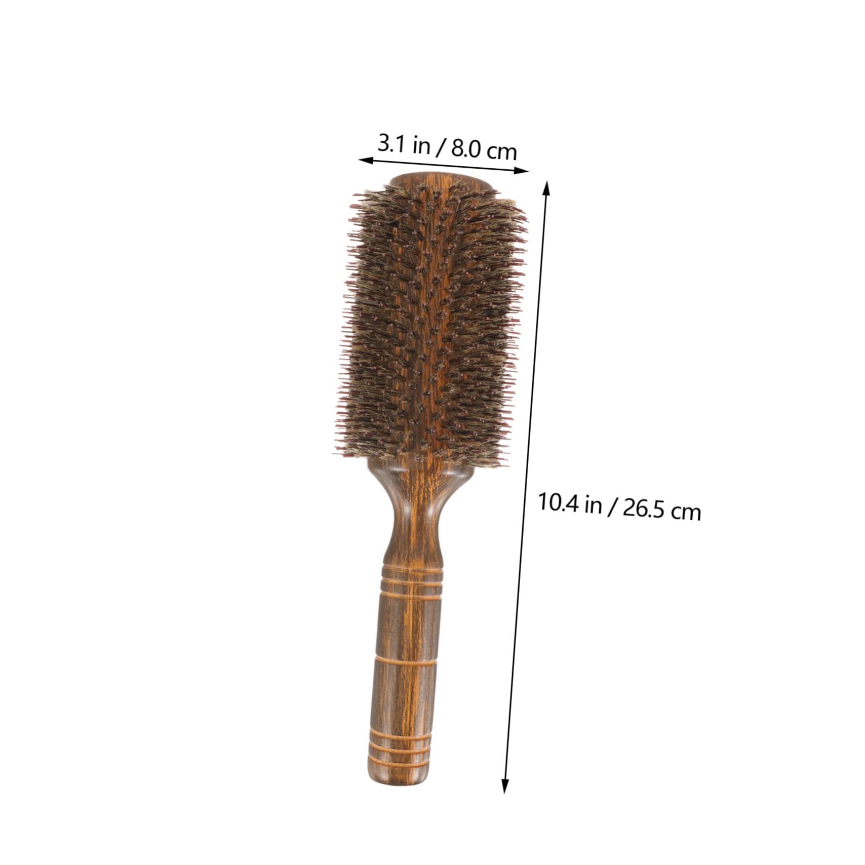 Peine Rizador De Madera Para Cabello Rizado Herramienta De Peinar Cepillo Para Secar Secador Para Mujeres y Niñas Casa