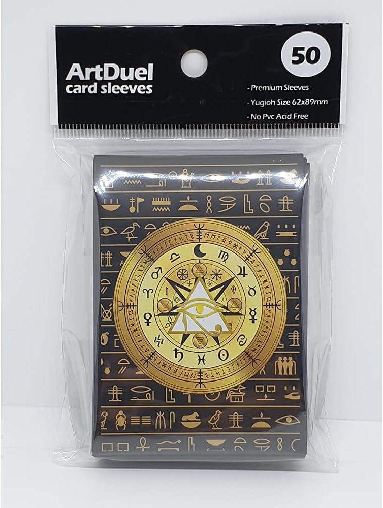 Yugioh Card Sleeves Duelist Protector Deck Shield Mini Size - Eye of Horus - 50ct