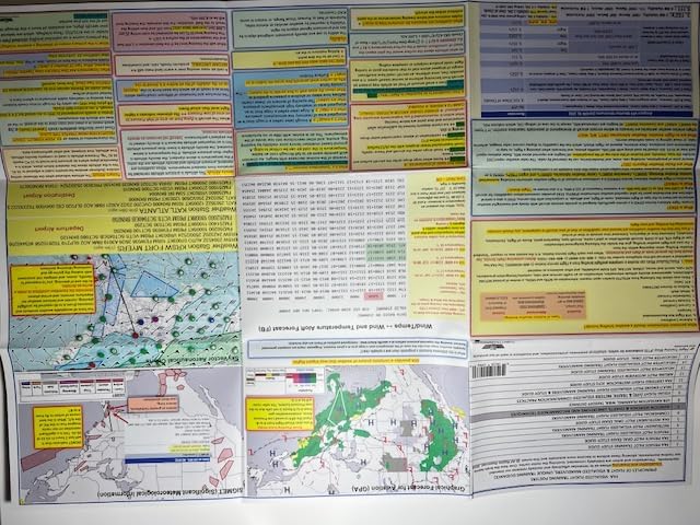 Póster de técnicas y limitaciones de clima y cartas aviación miniatura 4
