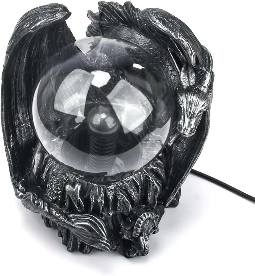 Small Dragon Plasma Ball Lamp Touch Sensitive Party Magical Electrostatic Red Colour Lightning Globe for Halloween Christmas