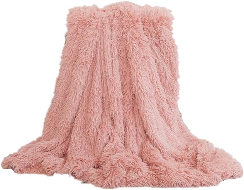 Sweetwill PV Velvet Double Blanket Plush Blanket Fluffy Blankets Throw