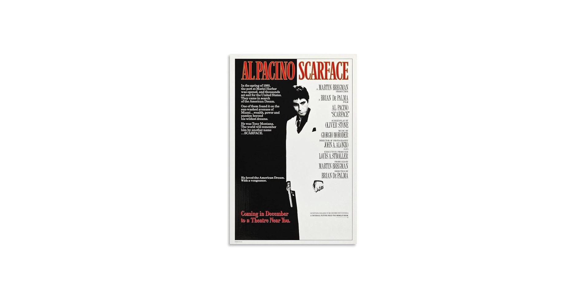 【額縁付き】Scarface スカーフェイス A2ポスター ① 額縁付き】Scarface スカーフェイス A2ポスター ① Amazon.co.jp