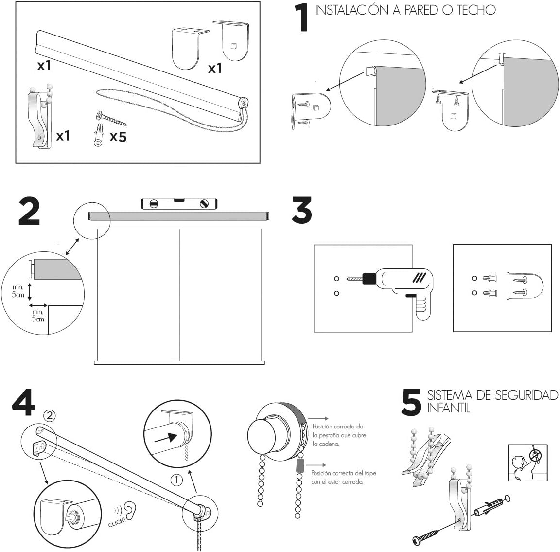 blindecor w-v-28517 – Roller Translucido Digital Print, 110 x 180 cm