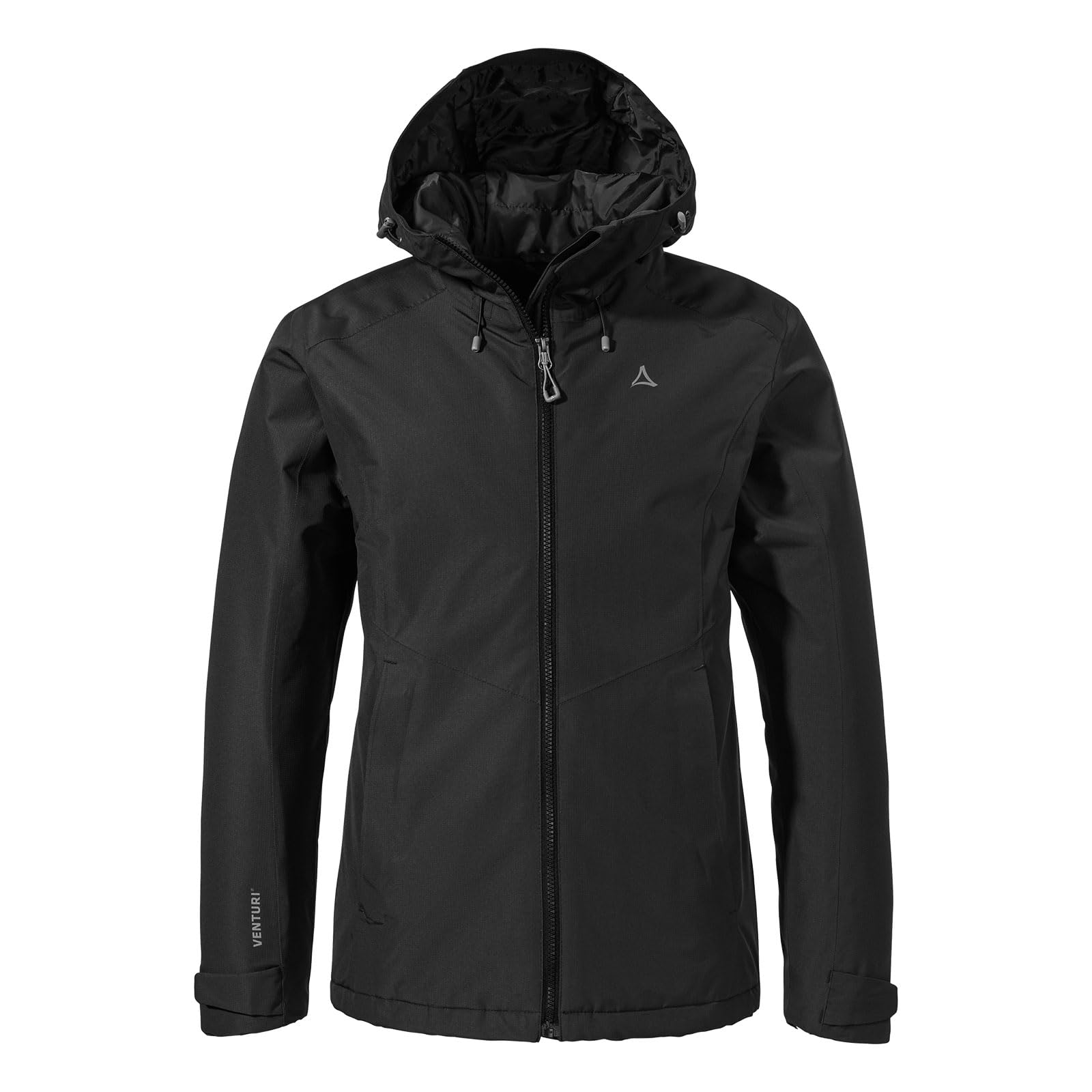 Schöffel Damen Ins Jacket Style Wildkar WMS, wetterfeste, wärmende Outdoorjacke mit 2-Wege-Stretch, atmungsaktiver, wasserdichter Anorak mit verstellbarer Kapuze