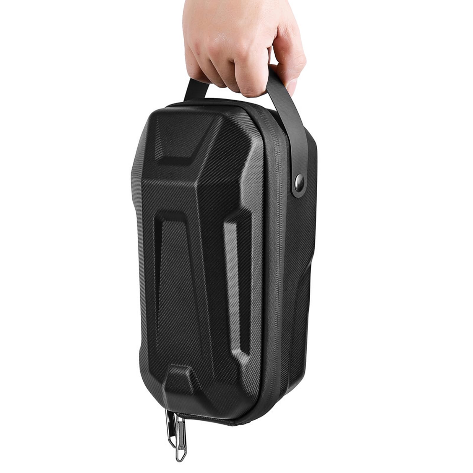 Bolsa Reflectante para Manillar de Patinete eléctrico, Gran Capacidad, Exterior rígido de EVA, diseño de liberación rápida para Bicicleta y Patinete eléctrico (4,5 L)