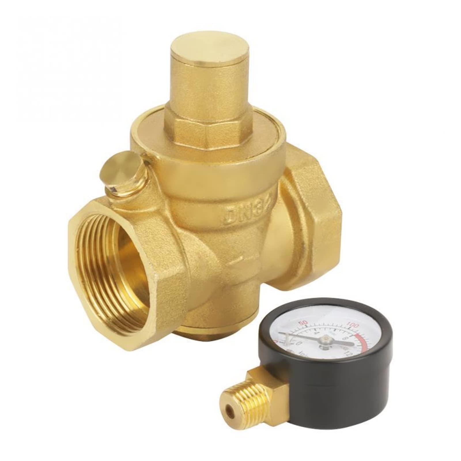 resistir extremos de alta presión y temperatura Válvula reguladora de presión BSP Presión del agua de latón Reducción de la válvula de mantenimiento DN32 Regulador Ajuste de calibre de la válvula de a