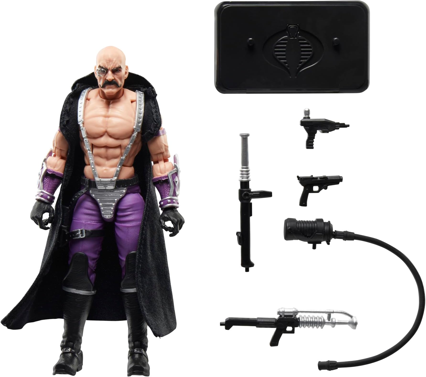 Classified Series Retro Cardback Dr. Mindbender, Collectible 6 Inch Action Figure with 7 Accessories