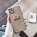 SSICA Custodia per Cellulare in Tessuto in Microfibra Morbida per Cani di Peluche per iPhone 11 PRO Max 7 8 Plus X XR XS Max se 2020 Cover Fashion Cartoon Funda per-iphone7 WS310-Khaki