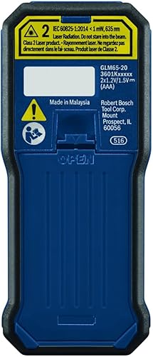 Miniatura 8 de BOSCH GLM100-23 - Medición de distancia láser Blaze de 100 pies, incluye 2 pilas AA