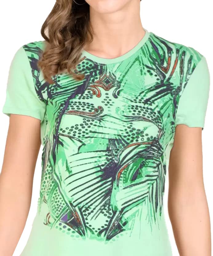 Image of Lyra Women's Cotton Regular Fit T-Shirt