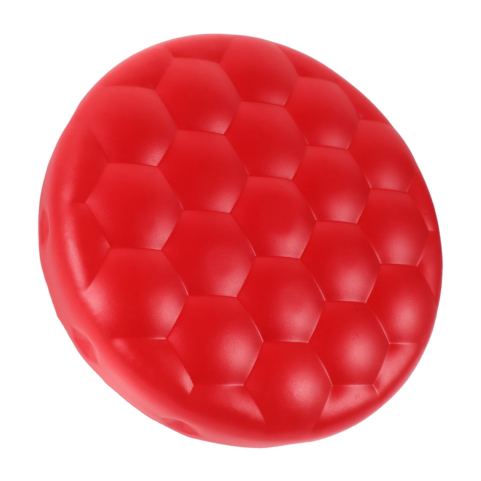 Coussin d'assise rond en PU et bois au design élégant et finition soignée pour intérieur chic
