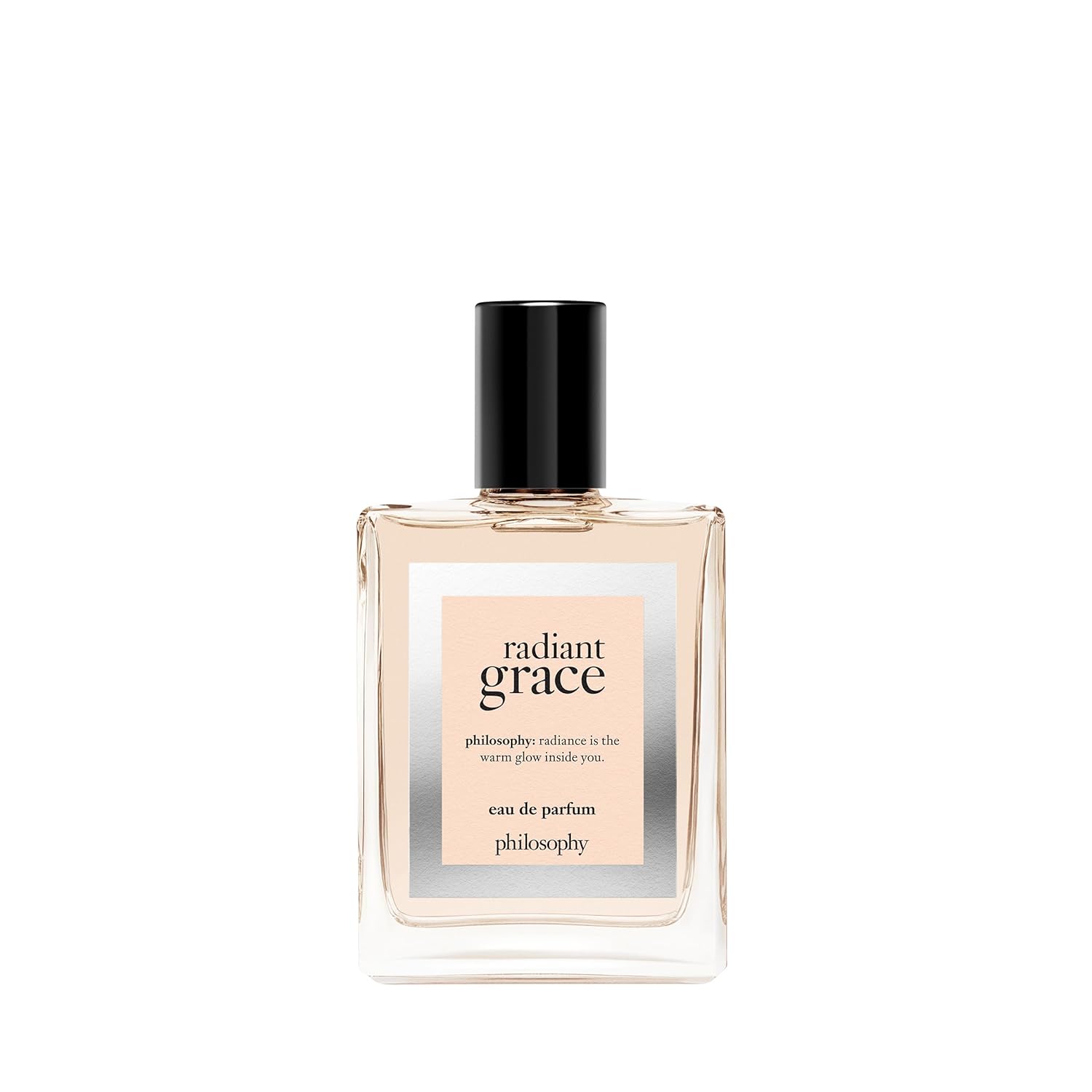 philosophy radiant grace eau de parfum - warm & floral women's perfume - with notes of carmelized sandalwood, jasmine & black cherry - long lasting fragrance