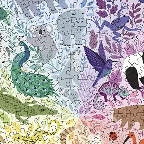 Ravensburger 17172 Circle Of Colors: Animals 500 Piece Round Jigsaw Puzzle thumb #3