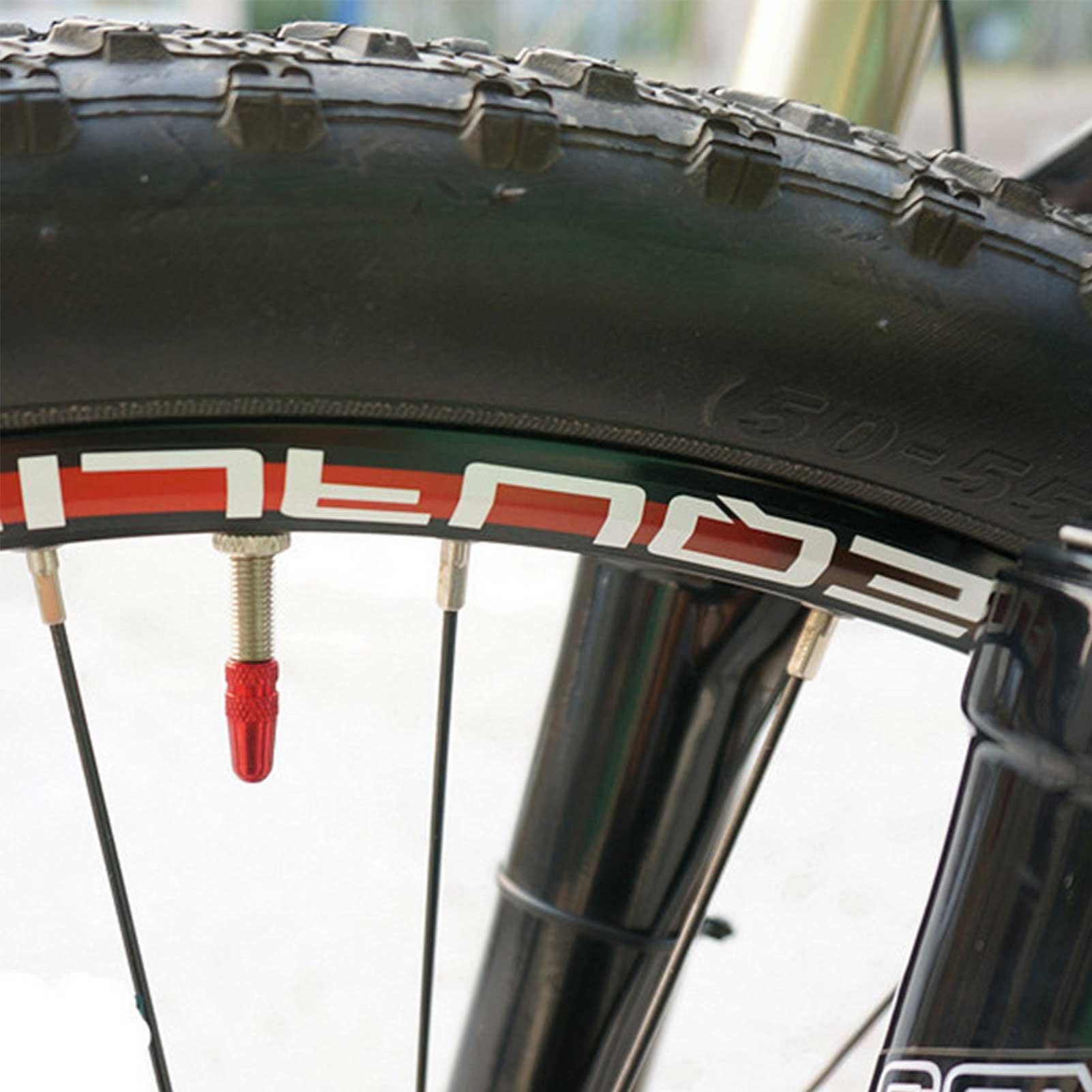 Lot De 4 Bouchons De Valve Vélo - Alliage Aluminium Anodisé - Couleurs : Rouge, Noir, Or, Argent, Bleu - 1,78 Cm