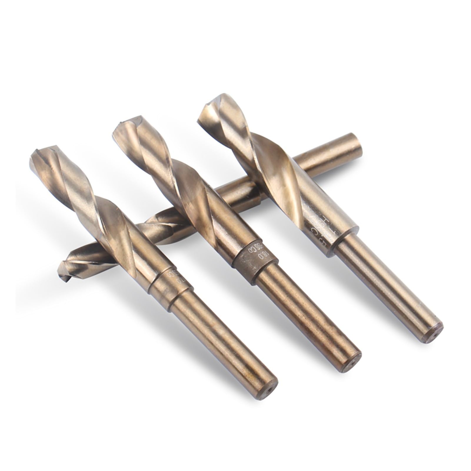 Set di Punte da Trapano, 13-35mm 12,7mm Gambo Tondo Ridotto 1/2'' Punte da Trapano Elicoidali Cobalto Hss Sega a Tazza Legno Ferro Acciaio Inossidabile Alluminio (Size : 29.5mm) (Size : 25.5mm)