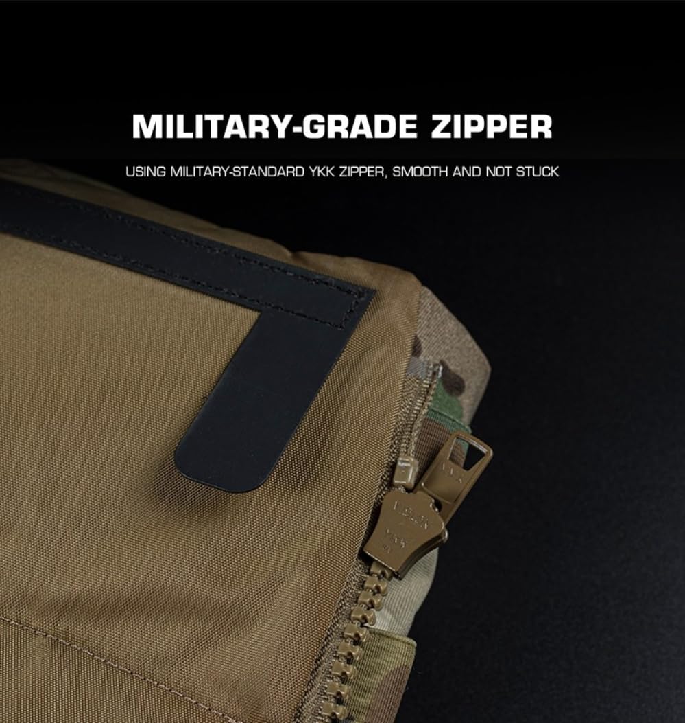 Peminkoo Sac Double Panneau arrière F.CPC V5 de Style F.erro Poches à Usage général Gilet Porte-plaques Accessoires Divers Pochette Airsoft
