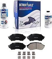Vista 61 de Detroit Axle - Pastillas de freno para Pontiac Grand Prix 2005-2008, Buick LaCrosse Allure 2005-2009, pastillas de freno de cerámica con repuesto