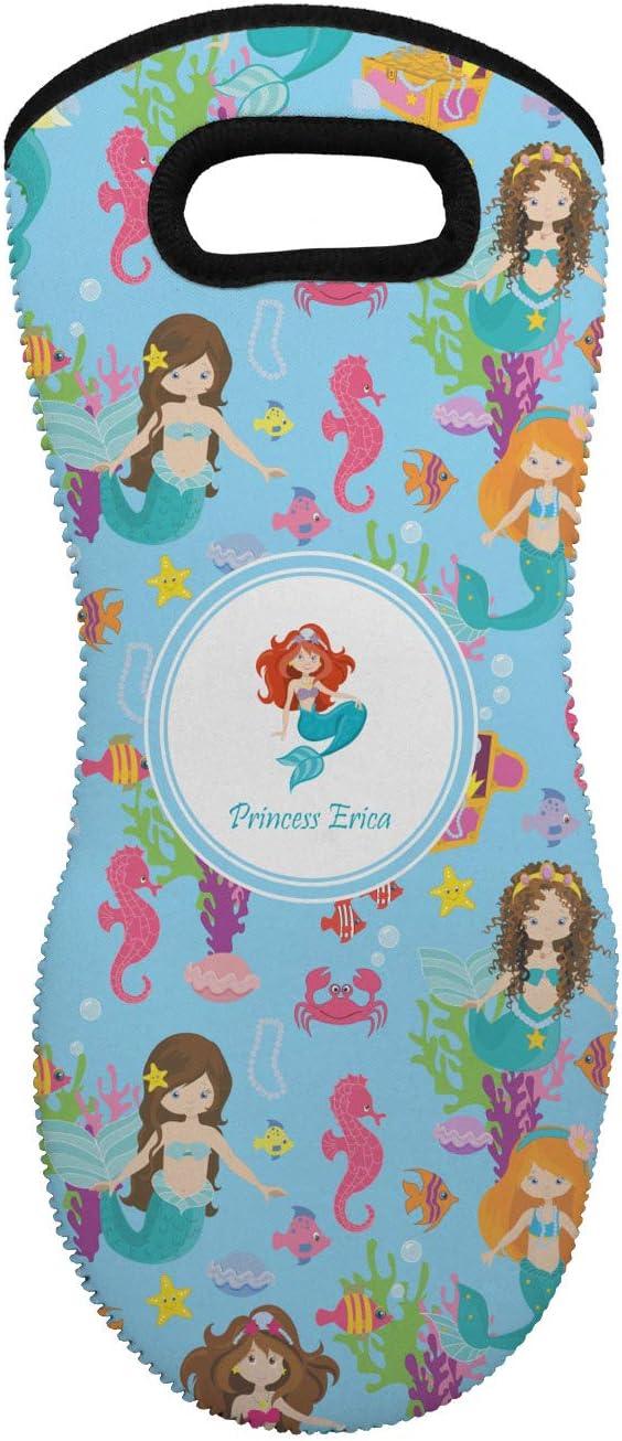RNK Shops Personalized Mermaids Neoprene Oven Mitt - Single w/Name or Text