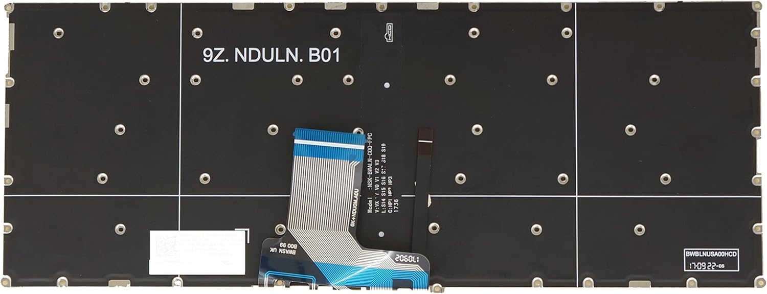 Laptop Replacement Keyboard for Lenovo Ideapad 320s-13ikb 720s-14ikb V720-14 V720-14IKB 81AK 80XC 81BD 80Y1 SN20M62301 PC4SPB-CFB Backlit Gray (CA CF Canadian Layout)