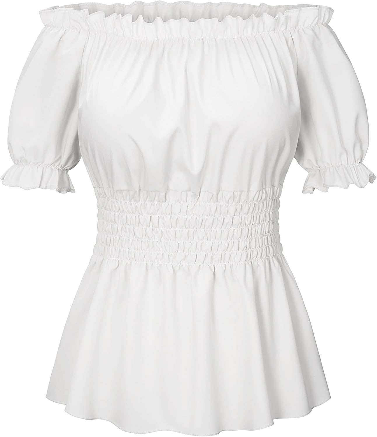 Irtysh Women Renaissance Shirt Pirate Costume Victorian Peasant Steampunk Shirt Halloween Cosplay Costume - Image 2