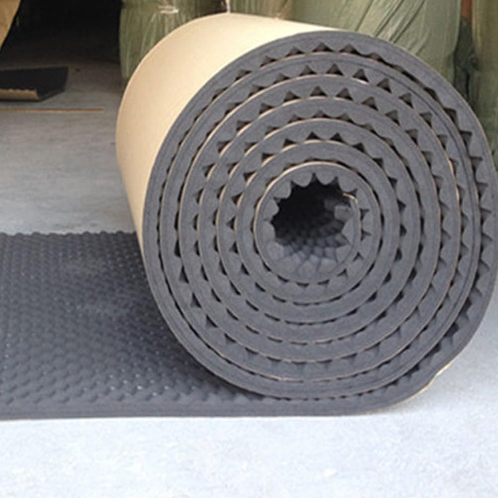 Acoustic Foam Insulation Wall Panel Soundproofing Pad for Car Studios, 100 * 50cm