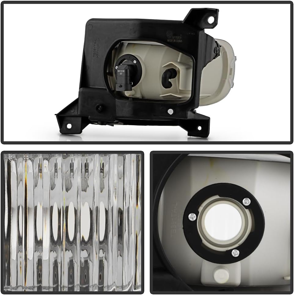 KEEKPO - For 2000-2006 Toyota Tundra w/Steel Bumper Fog Lights Driving Lamps Pair w/Switch Kit Replacement Left+Right