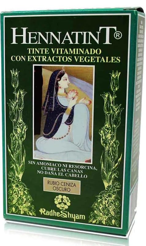 Hennatint Rubio Ceniza Tinte Henna para Cabello 60ml
