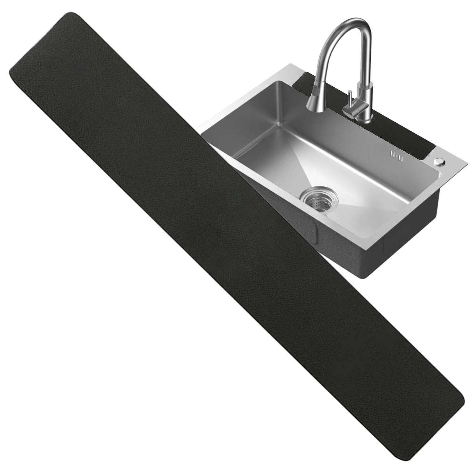 Alfombrilla para fregadero antisalpicaduras de silicona que evita manchas en tu cocina