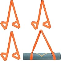 Vista 1 de PATIKIL Correa de esterilla de yoga, correas ajustables para esterilla de yoga, correas de transporte de algodón antideslizante soporte