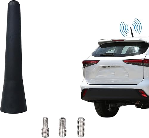 Miniatura 7 de FUTAIHE Antena de radio universal para coche, 7.1 pulgadas, Fm Am montaje en techo, reemplazo de antenas de vehículo con adaptador de tornillo M4 M5