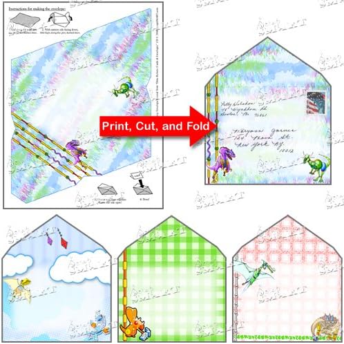 Miniatura 6 de ScrapSMART - Dinosaur Robots Cards & Envelopes Software Collection - Microsoft Word, Jpeg, PDF files Download