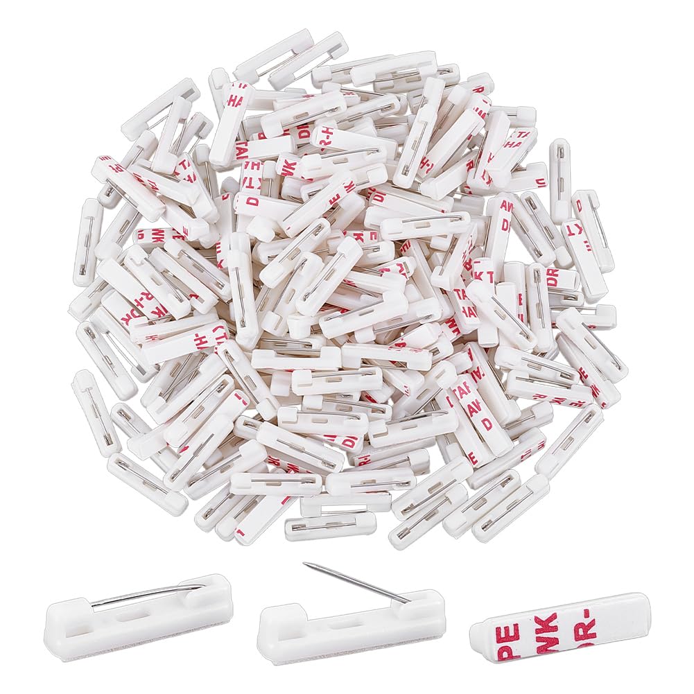 Épingles à nourrice adhésives 22mm en plastique pour une fixation rapide de badge et étiquette