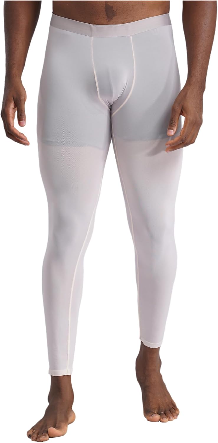 Men's Glossy Skinny Yoga Compression Leggings Running Gym Fitness Workout Sport Pants Sportswear