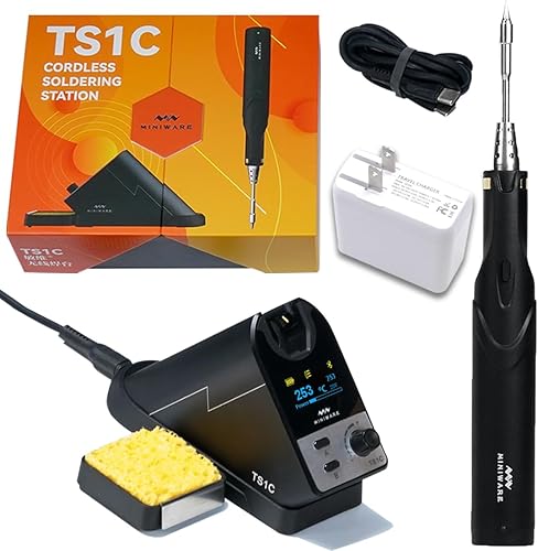 Kit de soldador inalámbrico TS1C original 750F Super condensador alimentado por soldadura, portátil, estación de control de bolígrafo de soldadura