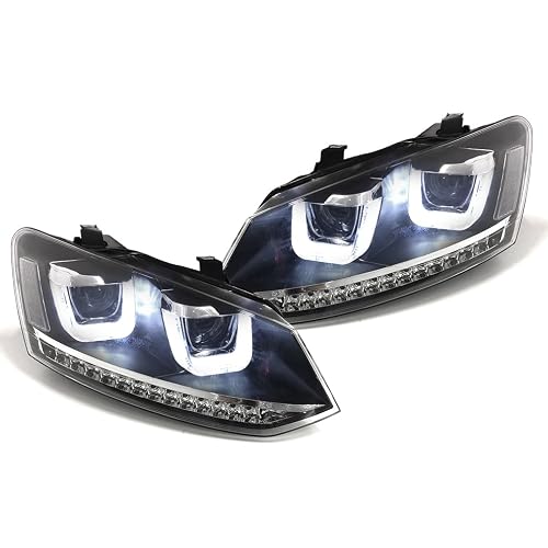 EUROPETUNING - 04708 - PHARES FEUX AVANTS AVEC CLIGNOTANTS A LEDS DYNAMIQUES POLO 6R et 6C